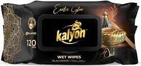 KALYON WET WIPES 120szt EXOTIC GLOW TR - CHUSTECZKI NAWILŻANE PERFUMOWANE