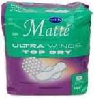 MATTES MATTE ULTRA WINGS TOP DRY 9szt - PODPASKI ZE SKRZYDEŁKAMI 