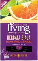IRVING HERBATA BIAŁA POMARAŃCZA Z LIMETKĄ 20 torebek