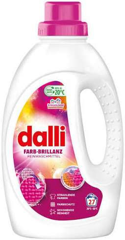 DALLI FARB-BRILLANZ FEINWASCHMITTEL 27WL / 1,1L DE -  ŻEL DO PRANIA TKANIN KOLOROWYCH