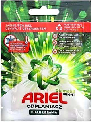 ARIEL STAIN REMOVER OXY ACTION WEISS 30G PL - ODPLAMIACZ DO BIAŁYCH TKANIN W SASZETCE