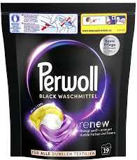 PERWOLL CAPS RENEW BLACK WASCHMITTEL 19WL  DE - KAPSUŁKI DO PRANIA CIEMNYCH TKANIN
