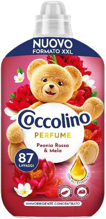 COCCOLINO AMMORBIDENTE 87sc / 1,82L PEONIA ROSSA & MELA  IT - PŁYN DO PŁUKANIA