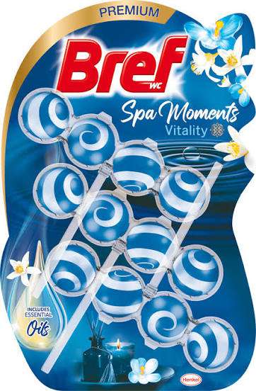 BREF WC SPA MOMENTS 3 X 50G VITALITY PL - ZAWIESZKA DO WC