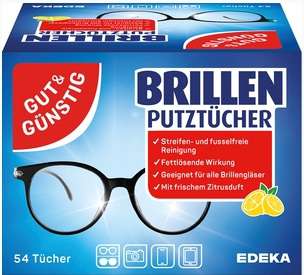 G&G BRILLENPUTZTUECHER 54szt DE - CHUSTECZKI DO CZYSZCZENIA OKULARÓW