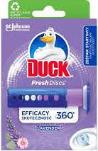 DUCK WC DISCS 36ML 6 SZT LAVENDER - KRĄŻKI ŻELOWE DO WC - STARTER