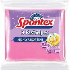 SPONTEX 3 FASTWIPES 3szt MULTI - ŚCIERECZKI UNIWERSALNE