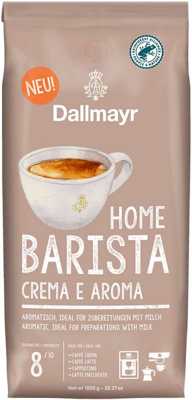 KAWA DALLMAYR BARISTA HOME CREMA E AROMA 1KG ZIARNO