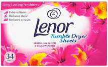 LENOR DRYER SHEETS 34 SZT SPARKLING BLOOM GB - CHUSTECZKI ZAPACHOWE