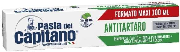 PASTA CAPITANO DENTIFRICIO 100 ML ANTITARTARO VERDE  IT - PASTA DO ZĘBÓW OCHRONA PRZED KAMIENIEM
