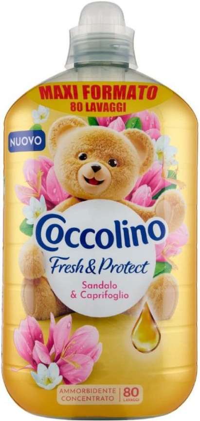 COCCOLINO AMMORBIDENTE 80sc / 1,85L SANDALO & CAPRIFOGLIO  IT - PŁYN DO PŁUKANIA