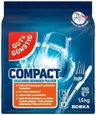 G&G COMPACT GESCHIRR-REINIGER PULVER 1,5KG  DE - PROSZEK DO ZMYWARKI