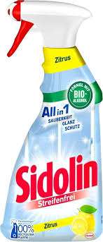 SIDOLIN GLASREINIGER ALLin1 ZITRUS SPRAY 500ML DE - PŁYN DO SZYB