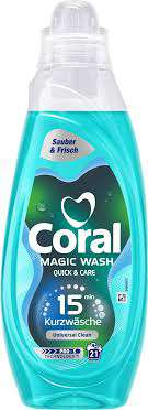 CORAL FLUSSIG MAGIC WASH 21WL / 840ML UNIVERSAL CLEAN DE - ŻEL DO PRANIA