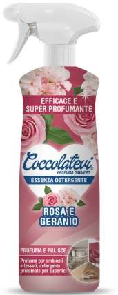 COCCOLATEVI ESSENZA E DETERGENTE 750 ML ROSA E GERANIO IT - UNIWERSALNY ŚRODEK CZYSZCZĄCY