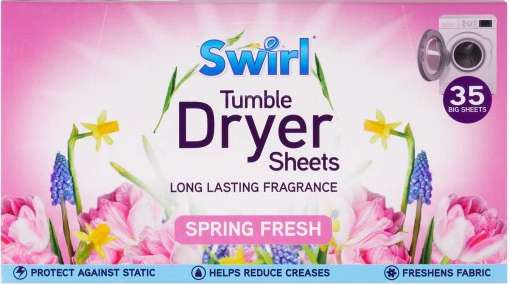 SWIRL LAUNDRY SHEETS SPRING FRESH 35szt GB - CHUSTECZKI ZAPACHOWE