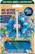 AMBI PUR ACTIVE GEL-BLOCK 45G WATER FLOWERS  MULTI - KOSTKA DO WC