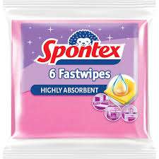 SPONTEX 6 FASTWIPES 6szt MULTI - ŚCIERECZKI UNIWERSALNE