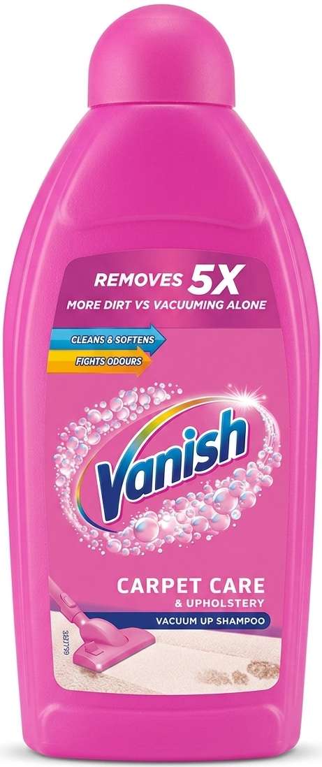 VANISH CARPET CARE & UPHOLSTERY SHAMPOO 450ML GB - SZAMPON DO PRANIA RĘCZNEGO DYWANÓW
