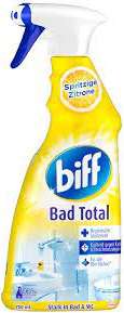 BIFF BAD TOTAL SPRITZIGE ZITRONE 750ML DE -  PREPARAT DO CZYSZCZENIA ŁAZIENKI