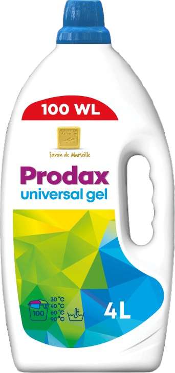 PRODAX GEL 100WL / 4L UNIVERSAL - ŻEL DO PRANIA