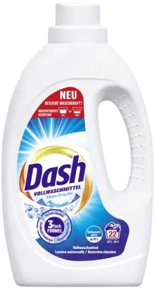DASH GEL 22WL / 1,1L VOLLWASCHMITTEL ALPEN FRISCHE DE - ŻEL DO PRANIA