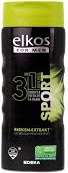ELKOS DUSCHGEL MEN SPORT 3in1 400ML DE - ŻEL POD PRYSZNIC