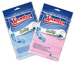 SPONTEX SALLY 5szt MULTI - ŚCIERECZKA UNIWERSALNA Z CIENKIEJ WŁÓKNINY