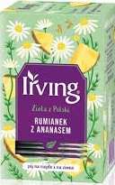 IRVING HERBATA ZIOŁOWA RUMIANEK Z ANANASEM 20 torebek