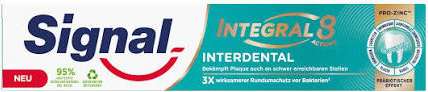 SIGNAL ZAHNPASTA INTEGRAL 8 ACTIONS INTERDENTAL 75ML DE - PASTA DO ZĘBÓW