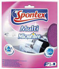 SPONTEX MICROFIBRE MULTI UNIVERSAL - UNIWERSALNA ŚCIERKA Z MIKROFIBRY 32 x 32cm
