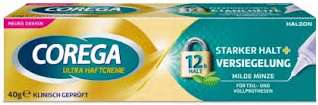 COREGA ULTRA HAFTCREME STARKER HALT + VERSIEGELUNG 40G  DE - KREM MOCUJĄCY DO PROTEZ