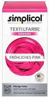 SIMPLICOL FROHLICHES PINK / PINK BERRY DE - BARWNIK DO TKANIN