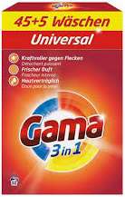 GAMA PULVER 50WL / 3KG DE/ESP/PL - PROSZEK DO PRANIA