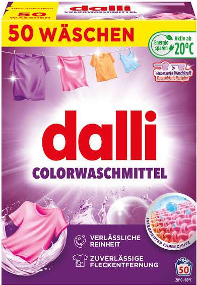 DALLI PULVER 50WL / 2,5 KG COLOR DE - PROSZEK DO PRANIA