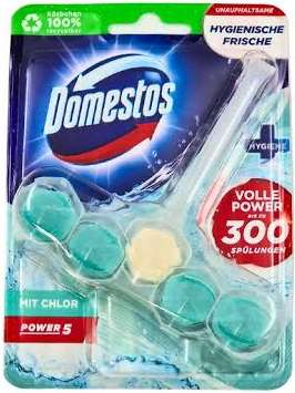 DOMESTOS POWER 5 WC STEIN AKTIV HYGIENISCHE FRISCHE MIT CHLOR 55G - ZAWIESZKA DO WC