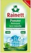 RAINETT POMME NETTOYANT LAVE-VAISELLE 3en1 1szt 125G FR - ŚRODEK DO CZYSZCZENIA ZMYWARKI