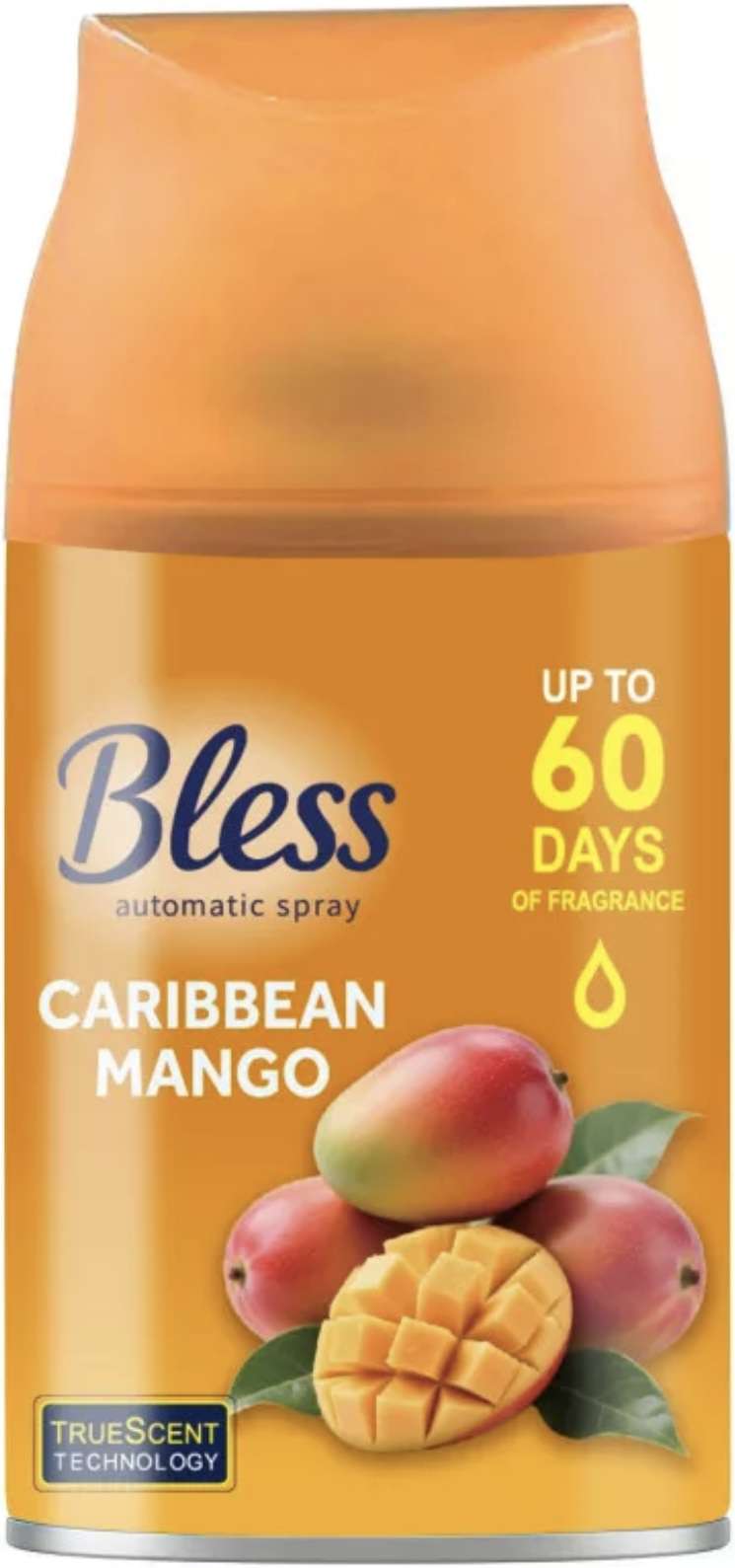 BLESS AUTOMATIC SPRAY REFILL 250ML CARIBBEAN MANGO  HU/DE/GB/PL - ODŚWIEŻACZ POWIETRZA / ZAPAS