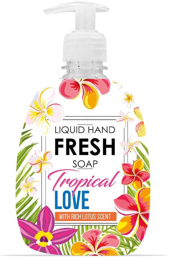 FRESH LIQUID HAND SOAP 500ML TROPICAL LOVE  MULTI - MYDŁO W PLYNIE