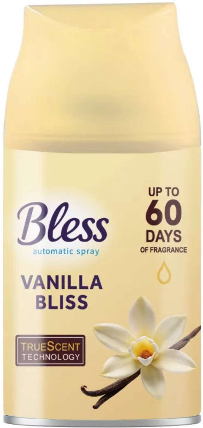 BLESS AUTOMATIC SPRAY REFILL 250ML VANILLA BLISS  HU/DE/GB/PL - ODŚWIEŻACZ POWIETRZA / ZAPAS