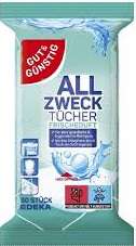 G&G ALLZWECKREINIGER TUECHER 80SZT FRISCHEDUFT DE - CHUSTECZKI  NAWILŻANE DO CZYSZCZENIA UNIWERSALNE