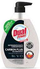 DUAL POWER PIATTI CONCENTRATO 600ML CARBON PLUS BICARBONATO IT - PŁYN DO NACZYŃ