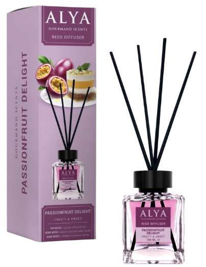 ALYA REED DIFFUSER GOURMAND PASSIONFRUIT DELIGHT 100ML MULTI - PATYCZKI ZAPACHOWE
