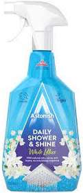 ASTONISH SHOWER SPRAY WHITE LILIES 750ML GB - PREPARAT DO CZYSZCZENIA PRYSZNICA