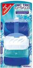 G&G WC TRIO DUFTSPULER TROPICAL OCEAN 3X55ML DE - ZAWIESZKA DO WC ŻELOWA