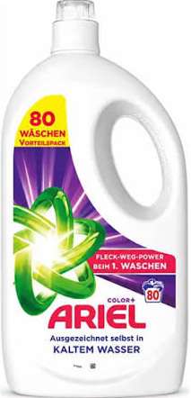 ARIEL GEL 80WL / 3,6L COLOR+  DE - ŻEL DO PRANIA