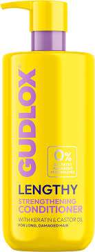 GUDLOX LENGTHY CONDITIONER 400ML GB - ODŻYWKA DO WŁOSÓW Z OLEJKIEM RYCYNOWYM I KERATYNĄ