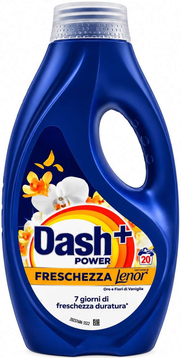 DASH GEL "POWER" 20sc / 900 ML FRESCHEZZA LENOR ORO E FIORI DI VANIGLIA IT - ŻEL DO PRANIA