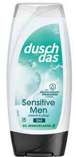 DUSCHDAS DUSCHGEL MEN SENSITIVE 2 IN1 ERFRISCHT & PFLEGER 225ML DE - ŻEL POD PRYSZNIC