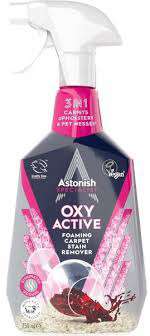 ASTONISH SPECIALIST OXY ACTIVE FOAMING CARPET STAIN REMOVER 750ML GB - PREPARAT DO CZYSZCZENIA DYWANÓW I TAPICEREK 